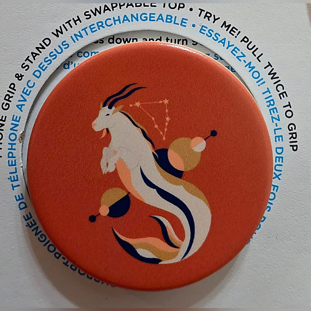 PopSockets PopGrip - Limited Edition be rooted Capricorn Zodiac Sign